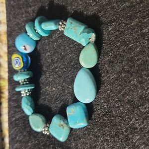 By Krafty_Korner Handcrafted beaded bracelet made on a stretchy cord